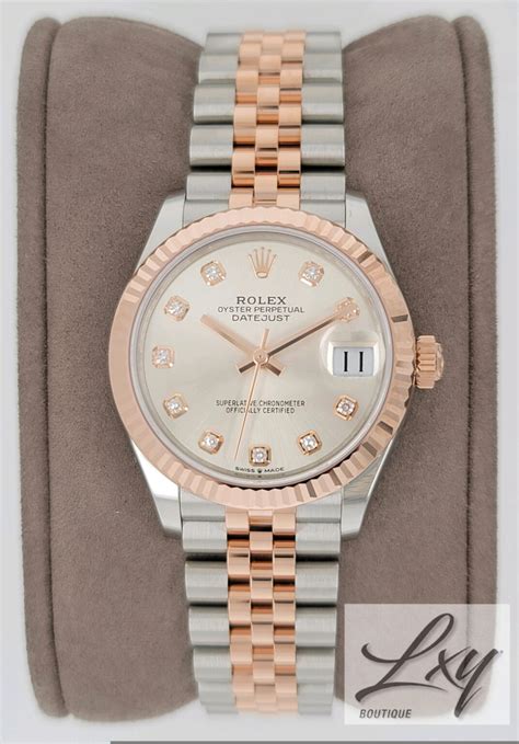 rolex ladies datejust 31mm pre-owned certified 1987|Rolex Datejust 31mm stainless.